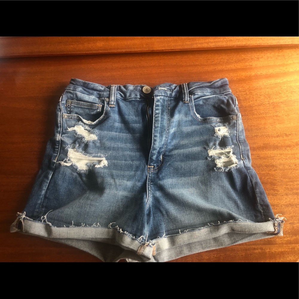 American Eagle Next Level Stretch Jean Shorts, size 12, EUC